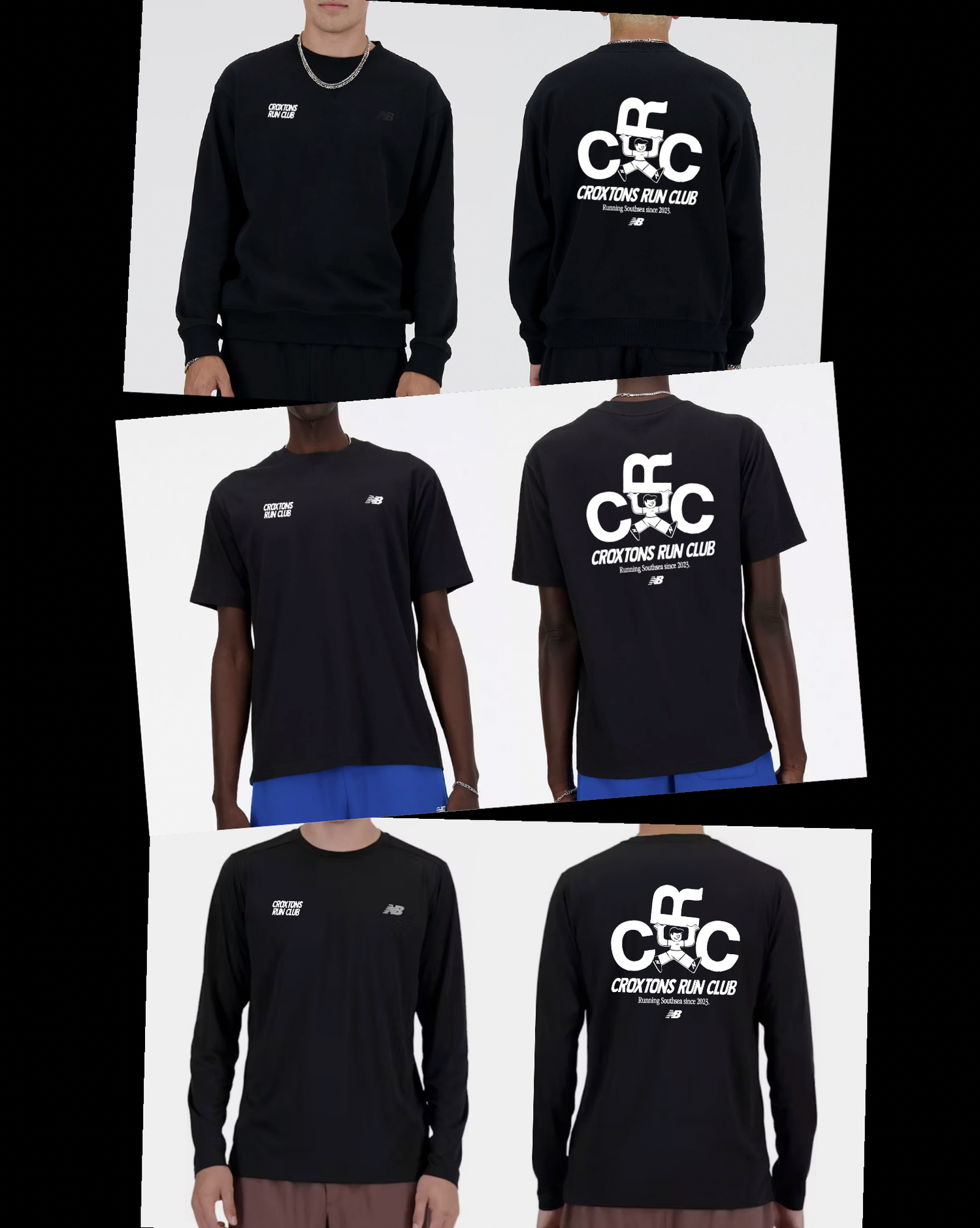 ANTi COUNTRY CLUB x balansa スウェット ブラック CRC x NB - T-Shirt — Croxton's Kitchen & Tap House